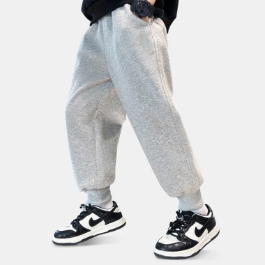 Quần nỉ dài bé BabyloveGO QN005 chất nỉ da cá thể thao thu đông giảm giá 159k 5