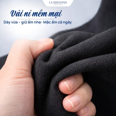 Quần nỉ ống suông cạp chun co giãn, mặc nhà thoải mái cho nam trung niên - 85.000₫ 3