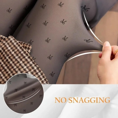 Quần Nữ Hai Lớp Plus Nhung Thu Đông Dày Giả Trong Suốt, Thịt Trần, Chân Dễ Dùng