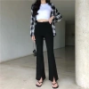 Quần ống loe cạp cao dài màu đen xẻ gấu, xẻ tà, ống vẩy cá tính - Phong cách công sở, giảm giá 79.000₫ 4