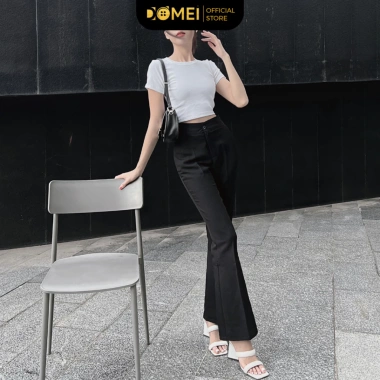 Quần Ống Loe DOMEIVN Cạp Cao 105cm – Quần Tây Thiết Kế Sang Trọng Giá 198.659₫ 2