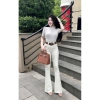 Quần ống loe nữ dài lưng cao co dãn đai to thời trang HH9.155 - Giá 229.000 VND 3