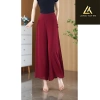 Quần ống rộng dáng suông 2 lớp cạp cao lưng thun thời trang - Giá chỉ 139.000₫