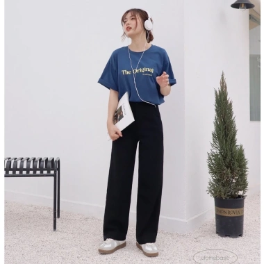 Quần ống rộng dáng suông dài - Straight Trousers ufo.thebasic giảm giá 268.400₫