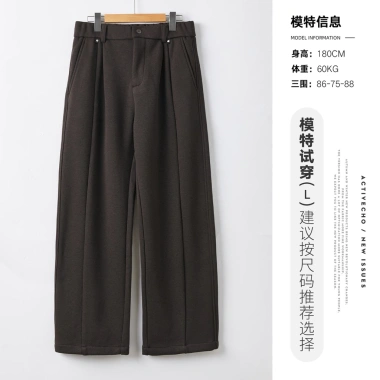 Quần ống rộng nam YIZHI chính hãng - vải tuyết mưa, xếp ly, size S-3XL, còn 950.000 VND 5
