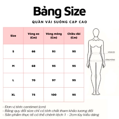 Quần ống rộng nữ cạp cao 1,2 khuy dọc, vải chất tuyết mưa hàn, túi tiện Giá chỉ 145.000₫