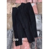 Quần ống rộng nữ cạp cao baggy, bo gấu 1‑3 khuy, vải tuyết mưa hàn: Đi học & đi làm 8