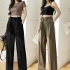 Quần ống rộng nữ cạp cao thắt nơ lưng dáng đứng - Nhiều màu, giá 71.590 VND 2