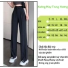Quần ống rộng nữ lưng cao 2 khuy, chất tuyết mưa, nhiều màu – Dễ phối, 109k 3