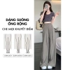Quần ống rộng nữ vải gió nhăn xịn cạp chun dài 105cm - 4 màu mềm mịn, thích hợp 4 mùa Hiền Trang Tailor 5