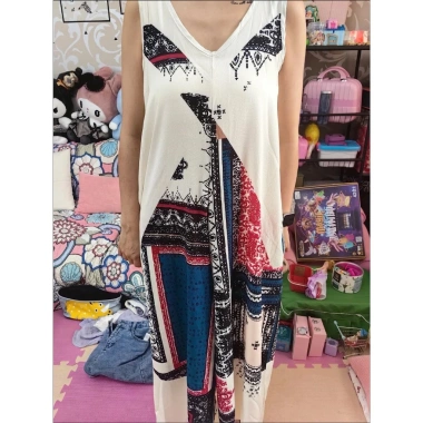 Quần ống rộng phong cách đảo, áo liền quần in hình - Siêu nhẹ, giá chỉ 351k