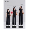 Quần Ống Suông Cạp Cao Nữ QIIEN CV026 - Vải Cao Cấp Xuất Hàn, Khóa Trước, Giá 145.045 VND 3