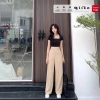 Quần Ống Suông Cạp Cao Nữ QIIEN CV026 - Vải Cao Cấp Xuất Hàn, Khóa Trước, Giá 145.045 VND 9