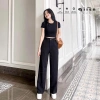 Quần Ống Suông Cạp Cao Nữ QIIEN CV026 - Vải Cao Cấp Xuất Hàn, Khóa Trước, Giá 145.045 VND 10