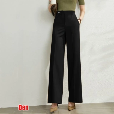 Quần ống suông lưng cạp cao hack dáng quần tây nữ bigsize thiết kế 06 giá 219k 6