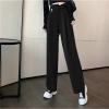 Quần ống suông nữ dài rộng cạp chéo 2 khuy lệch, vải tây ulzzang, chỉ 99.000đ