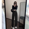 Quần ống suông nữ dài rộng cạp chéo 2 khuy lệch, vải tây ulzzang, chỉ 99.000đ 4