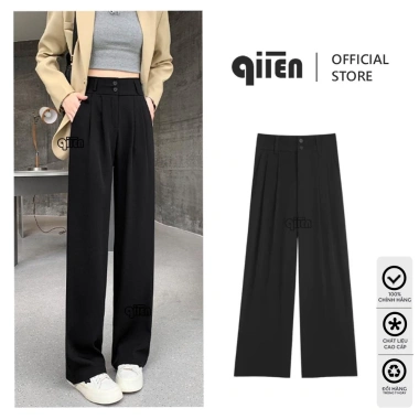 Quần Ống Suông Nữ Lưng Cao 2 Khuy Rộng Ống Phong Cách Công Sở HH06 148.500 VND 2 Quần Ống Suông Nữ Lưng Cao 2 Khuy Rộng Ống Phong Cách Công Sở HH06 148.500 VND 2