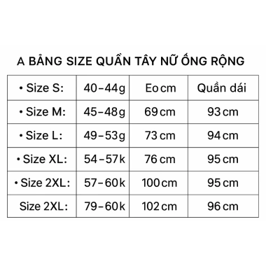 Quần Ống Suông Nữ Lưng Cao 2 Khuy Rộng Ống Phong Cách Công Sở HH06 148.500 VND