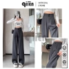 Quần Ống Suông Nữ Lưng Cao 2 Khuy Rộng Ống Phong Cách Công Sở HH06 148.500 VND 10