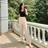 Quần ống suông nữ Rose Blackpink form đứng tôn dáng Cullotes công sở thời trang H Store giảm còn 130.000₫ 7