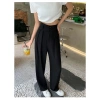 Quần ống suông rộng nữ 2 cúc lưng cao Ruby chất Okélla - Giá chỉ 145.000đ 6