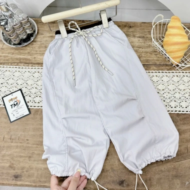 Quần ống xuông bé gái 10-35kg - Quần gió cạp dây rút Tini Kids chỉ 119.000₫ 6