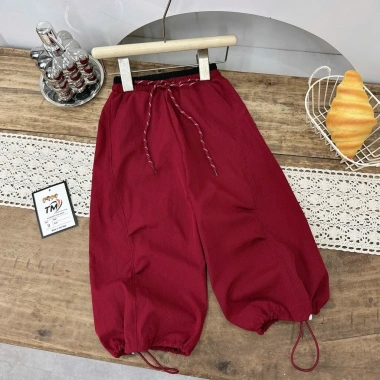 Quần ống xuông bé gái 10-35kg - Quần gió cạp dây rút Tini Kids chỉ 119.000₫ 7