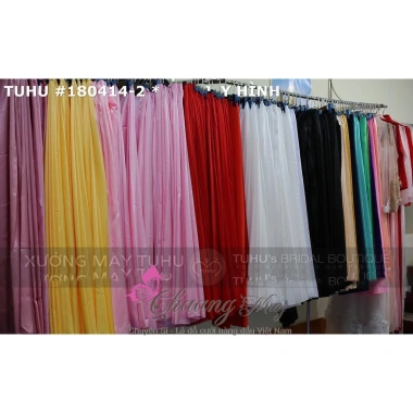 Quần phi bóng cách tân áo dài nữ thun kéo khóa, may sẵn, đẹp dự tiệc cưới lễ tết, chỉ 94.194₫ 7