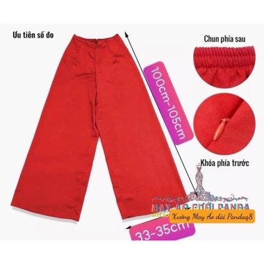 Quần Phi Nữ ống suông 70cm + áo dài, áo bà ba lưng chun - Nhiều màu, Giá 88k, Cười Hời 6
