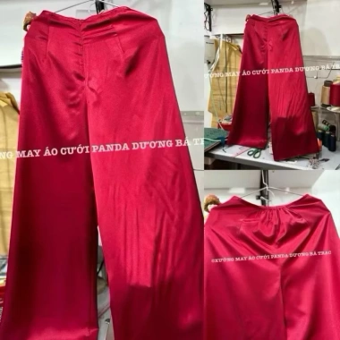Quần Phi Nữ ống suông 70cm + áo dài, áo bà ba lưng chun - Nhiều màu, Giá 88k, Cười Hời 10
