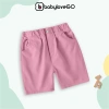 Quần Short Bé Gái BabyloveGO Kaki Mềm Co Giãn, Thoáng Mát, Đi Học và Chơi - 129.000₫