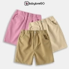 Quần Short Bé Gái BabyloveGO Kaki Mềm Co Giãn, Thoáng Mát, Đi Học và Chơi - 129.000₫ 3