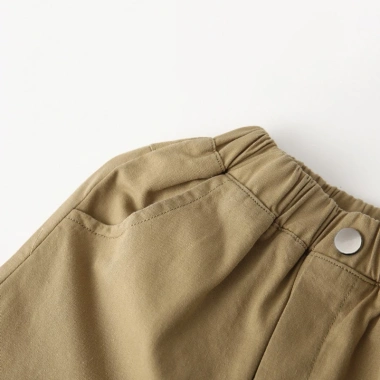 Quần Short Bé Gái BabyloveGO Kaki Mềm Co Giãn, Thoáng Mát, Đi Học và Chơi - 129.000₫ 8