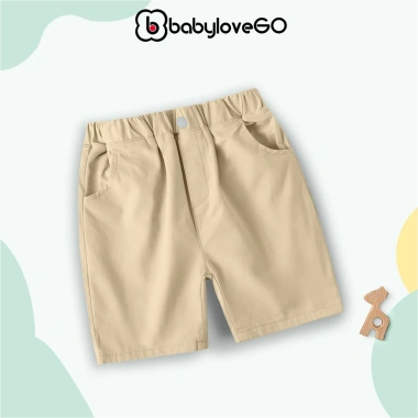 Quần Short Bé Gái BabyloveGO Kaki Mềm Co Giãn, Thoáng Mát, Đi Học và Chơi - 129.000₫ 10