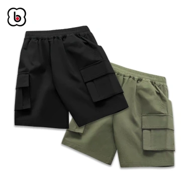 Quần short bé trai BabyloveGO kaki đứng form, túi hộp rộng, thoáng mát KK03 – 109k 2