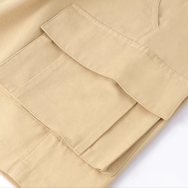 Quần short bé trai BabyloveGO kaki đứng form, túi hộp rộng, thoáng mát KK03 – 109k 5