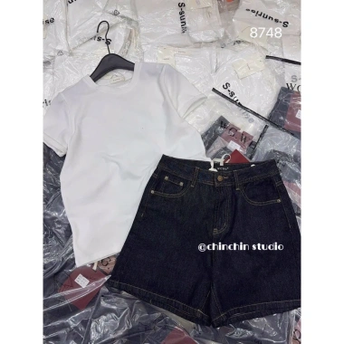 Quần Short Bò Ống Xuông Rộng QSBOXR – Ảnh Thật, Giá 470k, Chất Lụa Mềm 5 Quần Short Bò Ống Xuông Rộng QSBOXR – Ảnh Thật, Giá 470k, Chất Lụa Mềm 5