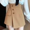 Quần short cạp cao ống rộng, chân váy khuy lệch - Quảng Châu, đẹp, giá 119.200₫ 5