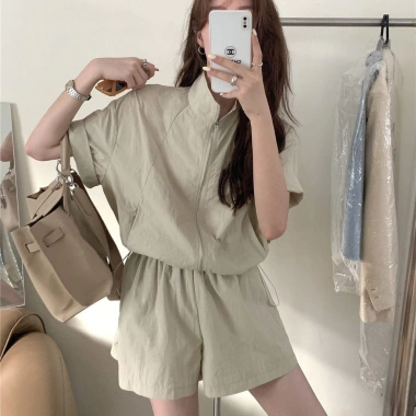 Quần short chống nắng nhẹ dáng rộng thể thao giải trí: Bộ hai mảnh siêu thoải mái