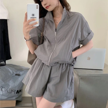 Quần short chống nắng nhẹ dáng rộng thể thao giải trí: Bộ hai mảnh siêu thoải mái
