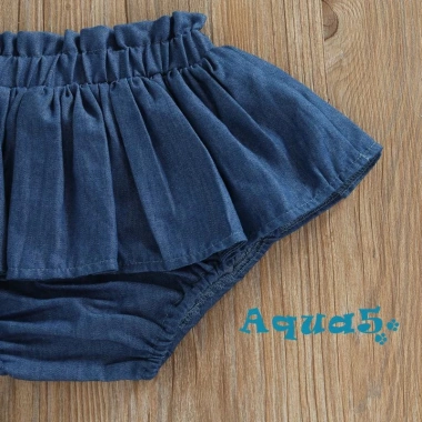 Quần Short Denim Lưng Thun Xếp Ly Xinh Xắn Cho Bé Gái - Giá Ưu Đãi 147,312₫
