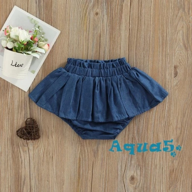Quần Short Denim Lưng Thun Xếp Ly Xinh Xắn Cho Bé Gái - Giá Ưu Đãi 147,312₫