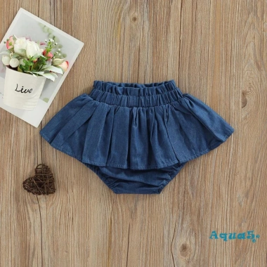 Quần Short Denim Lưng Thun Xếp Ly Xinh Xắn Cho Bé Gái - Giá Ưu Đãi 147,312₫