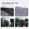 Quần short dù nam co giãn LADOS 14.086, dây rút, túi khóa kéo, phù hợp chạy bộ và tập gym - Giá chỉ 86.000 VND 4