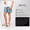 Quần short đùi lụa kẻ sọc LADOS-4.186 lưng chun co giãn, mùa hè thoải mái mặc nhà 6