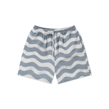 Quần short đùi lụa kẻ sọc LADOS-4.186 lưng chun co giãn, mùa hè thoải mái mặc nhà 10