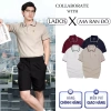 Quần Short Đùi Nam LADOS-4.172 Cotton Lạnh Mỹ Nhập, Sidetab Sang Trọng, Giá 217k