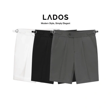 Quần Short Đùi Nam LADOS-4.172 Cotton Lạnh Mỹ Nhập, Sidetab Sang Trọng, Giá 217k 3