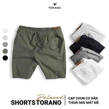 Quần short đũi nam TORANO cạp chun thoáng mát, form chuẩn FSBI001 – Giá 299.000₫